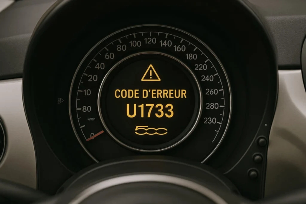 Code d&rsquo;erreur U1733 Fiat 500 : Guide complet de résolution