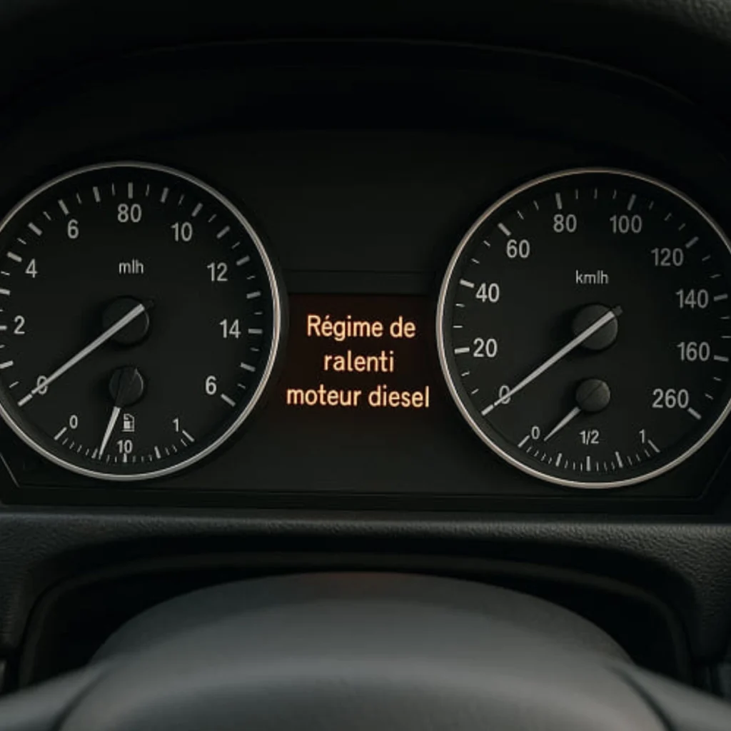 Régime de ralenti moteur diesel : diagnostic et réparation pro
