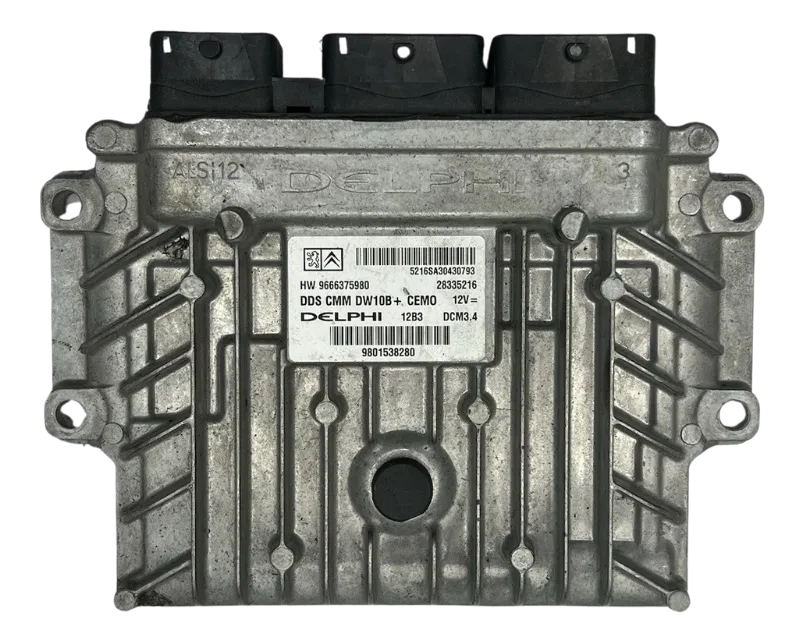 Boîtier référence 9664873380 — Calculateur moteur DELPHI DCM3.4